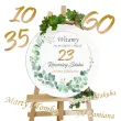 personalizowana dekoracja sali na rocznice slubu z imionami tablica powitalna 39 5 cm