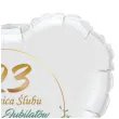 personalizowany balon z imionami na dowolna rocznice slubu nadruk na balonie na rocznice na prezent
