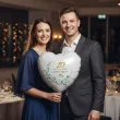 personalizowany balon z imionami na dowolna rocznice slubu nadruk na balonie na rocznice na prezent