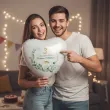 personalizowany balon z imionami na dowolna rocznice slubu nadruk na balonie na rocznice na prezent