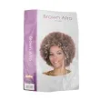 peruka party afro brazowa