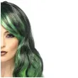 peruka party bewitching zielono czarna smiffys