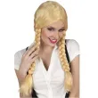 peruka party blond warkoczyki boland