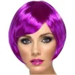 peruka party bob babe fioletowa smiffys