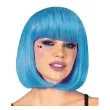 peruka party bob niebieska
