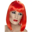 peruka party bob z grzywka czerwona partytino