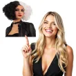 peruka party cruella czarno biala carnival toys