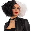 peruka party cruella czarno biala carnival toys
