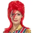 peruka party david bowie starman czerwony smiffys