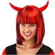 peruka party diablica z rogami czerwona folat