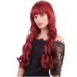 peruka party dlugie wlosy bordowe carnival toys