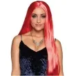 peruka party dlugie wlosy czerwona boland