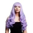 peruka party fever fioletowe krecone smiffys