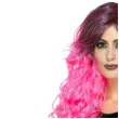 peruka party gothic glamour rozowa smiffys