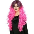 peruka party gothic glamour rozowa smiffys