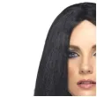 peruka party gwiazda dlugie proste wlosy czarna smiffys