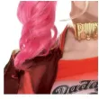 peruka party harley quinn rozowo blekitna amscan