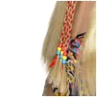 peruka party hipis koraliki blond smiffys