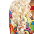 peruka party hipiska blond fries