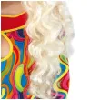 peruka party hipiska blond fries