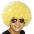 peruka party imprezowe afro zolta amscan