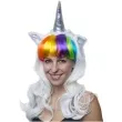 peruka party jednorozec kolorowa funny fashion