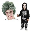 peruka party klaun zombie zielona widmann