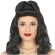 peruka party krolowa balu czarna guirca