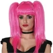 peruka party kucyk pony rozowa guirca