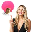 peruka party mega afro rozowa godan