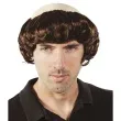 peruka party mnich zakonnik lysiejacy brazowy ptitclown