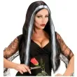 peruka party morticia addams czarna widmann