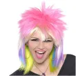 peruka party neon punk amscan