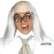 peruka party szalony doktor z lysina bialy guirca