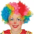 peruka party teczowy klaun kolorowa guirca