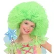 peruka party wrozka afro zielona neonowa widmann
