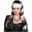 peruka party zabojcza pieknosc ombre czarno biale amscan