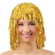 peruka party zlota girl foliowa kraszek