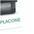 pieczatka z napisem zaplacone data zielona 38 x 14 mm
