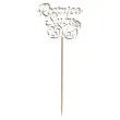 pik ozdobny 25 rocznica slubu bialy 24 cm