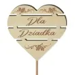 pik ozdobny dla dziadka drewno 24 cm