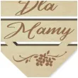 pik ozdobny dla mamy drewno 24 cm