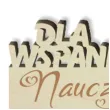 pik ozdobny dla wspanialego nauczyciela drewno 23 cm