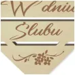 pik ozdobny w dniu slubu drewno 24 cm