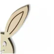 pik ozdobny zajaczek z kokardka drewno 24 cm
