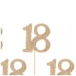 pikery 18 urodziny classic zlote godan 10 cm
