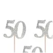 pikery 50 urodziny classic srebrne godan