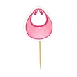 pikery bobo girl dekoracja babeczek muffinek na baby shower urodziny 8 cm 6 szt