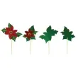 pikery boze narodzenie gwiazda betlejemska mix 6 szt