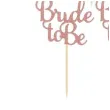 pikery bride to be rozowe zloto godan 12 szt
